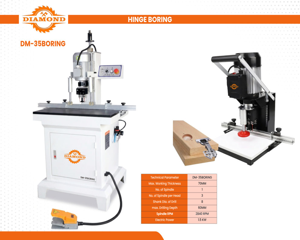 Hinge Boring Machine DM-35